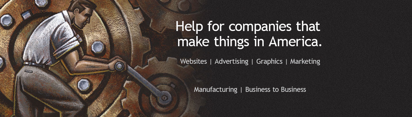 Incognito Marketing works behind the scenes to make you look great with website design for manufacturers. Photo of welder.